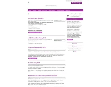 aceconcerts.org.uk in 2018