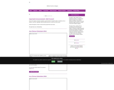 aceconcerts.org.uk in 2022