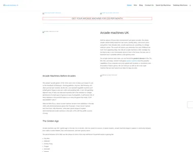 arcademachines.co.uk in 2021
