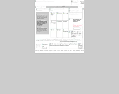 artisticdirectory.co.uk in 2008