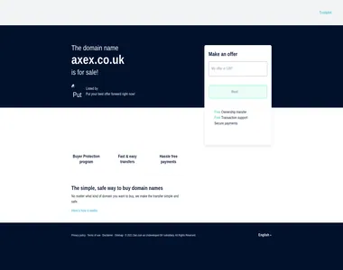 axex.co.uk in 2021