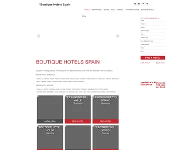 boutiquehotelspain.co.uk in 2016