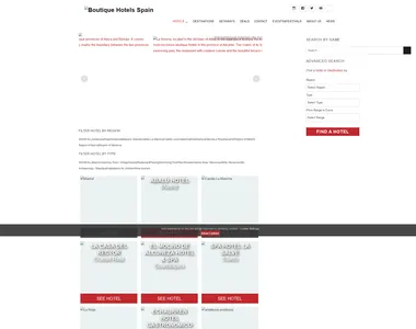 boutiquehotelspain.co.uk in 2018