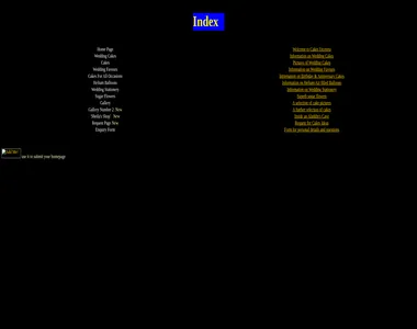 cakesetcetera.co.uk in 2002