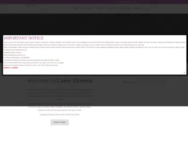 cakesetcetera.co.uk in 2025