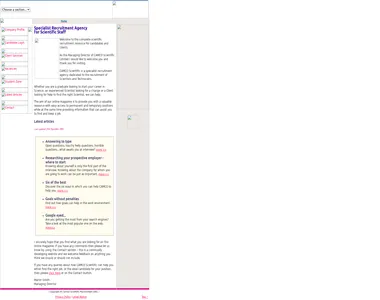 camcoscientific.co.uk homepage in 2002