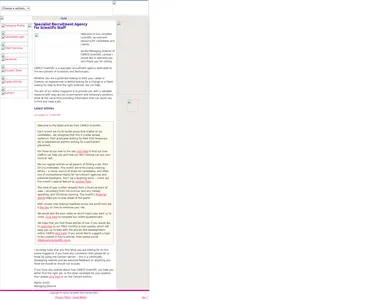 camcoscientific.co.uk homepage in 2003