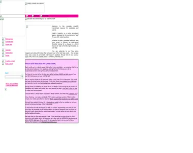 camcoscientific.co.uk homepage in 2006