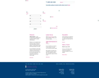 camcoscientific.co.uk homepage in 2010