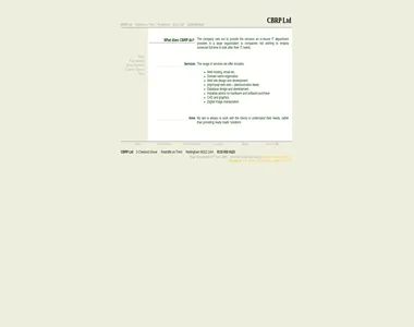 cbrp.co.uk in 2007