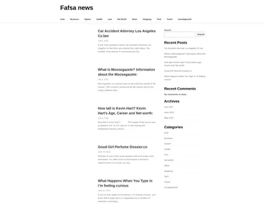 fafsa.co.uk in 2022