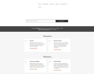 flynewyork.co.uk homepage in 2018
