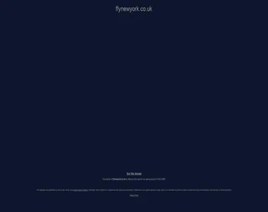 flynewyork.co.uk homepage in 2021