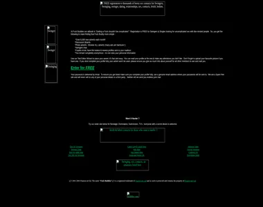 fuckbuddies.co.uk homepage in 2003