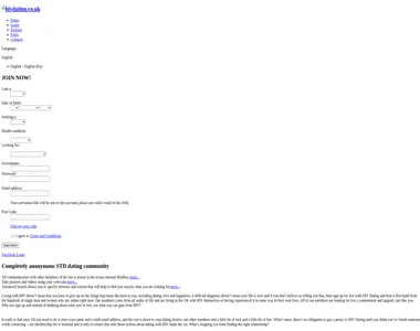 hivdating.co.uk in 2012