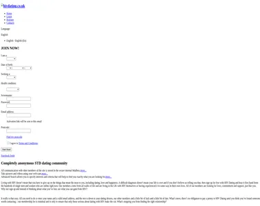 hivdating.co.uk in 2013