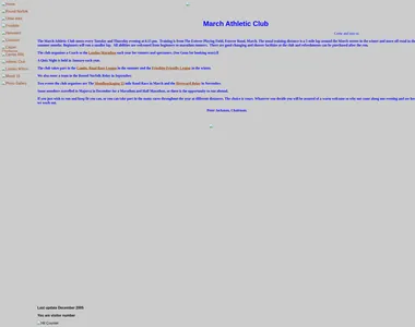 marchathleticclub.co.uk in 2005