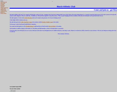 marchathleticclub.co.uk in 2006
