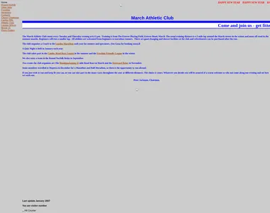 marchathleticclub.co.uk in 2007