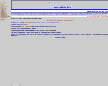marchathleticclub.co.uk in 2009