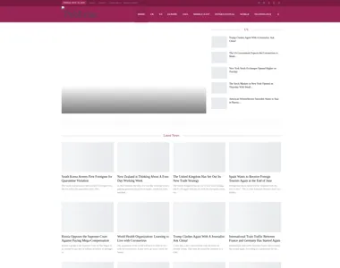 newstribune.co.uk homepage in 2020