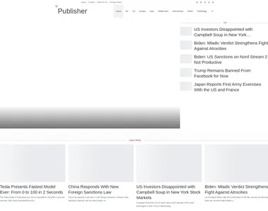 newstribune.co.uk homepage in 2021