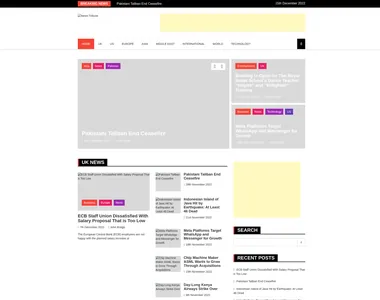 newstribune.co.uk homepage in 2022
