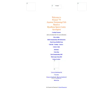 pioneer79.org.uk in 2003