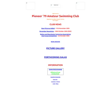 pioneer79.org.uk in 2005