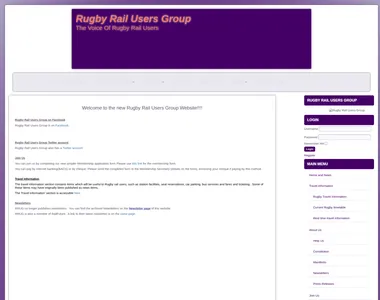 rugbyrailusersgroup.org.uk in 2016