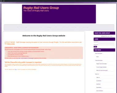 rugbyrailusersgroup.org.uk in 2022