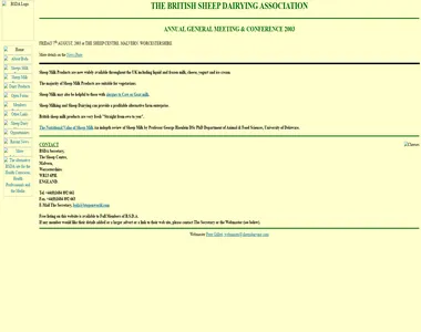sheepdairying.co.uk in 2003
