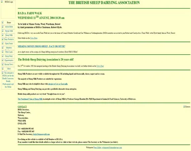 sheepdairying.co.uk in 2004