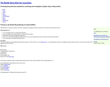 sheepdairying.co.uk in 2011