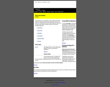 solarlasers.co.uk in 2008