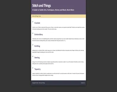 stitchandthings.co.uk in 2016