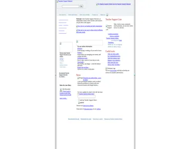 teacherline.org.uk in 2006