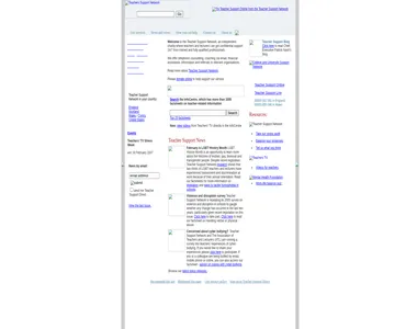 teacherline.org.uk in 2007