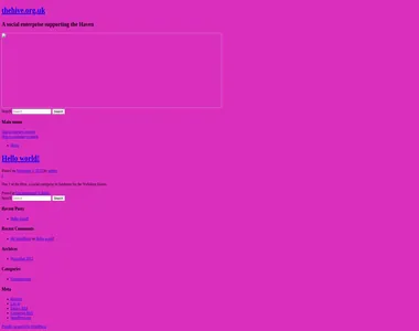 thehive.org.uk in 2012