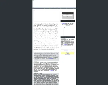 tourcentre.co.uk homepage in 2005