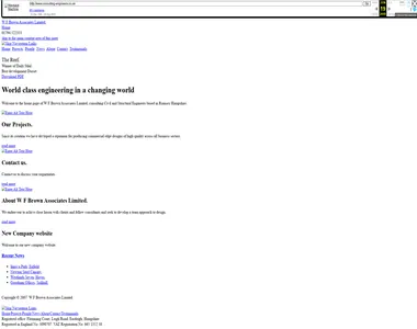 wfba.co.uk in 2009