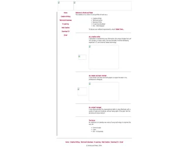 wordsandpixels.co.uk in 2005