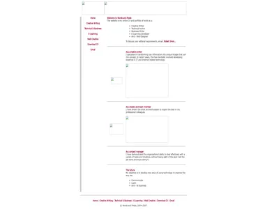 wordsandpixels.co.uk in 2008