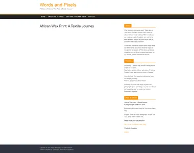 wordsandpixels.co.uk in 2018