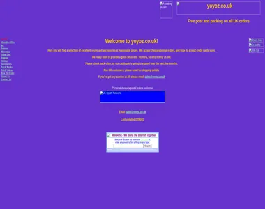 yoyoz.co.uk in 2001