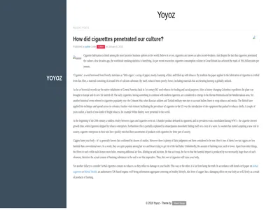 yoyoz.co.uk in 2016
